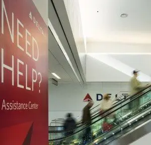 Delta Airlines Terminal 4 Concourse B at JFK